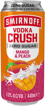 SMIRNOFF MANGO & PEACH CAN 6%