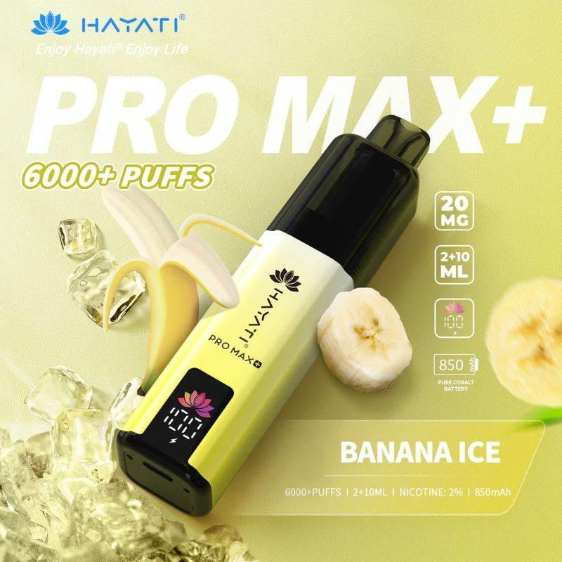HAYATI PRO MAX+ 6000+ BANANA ICE KIT