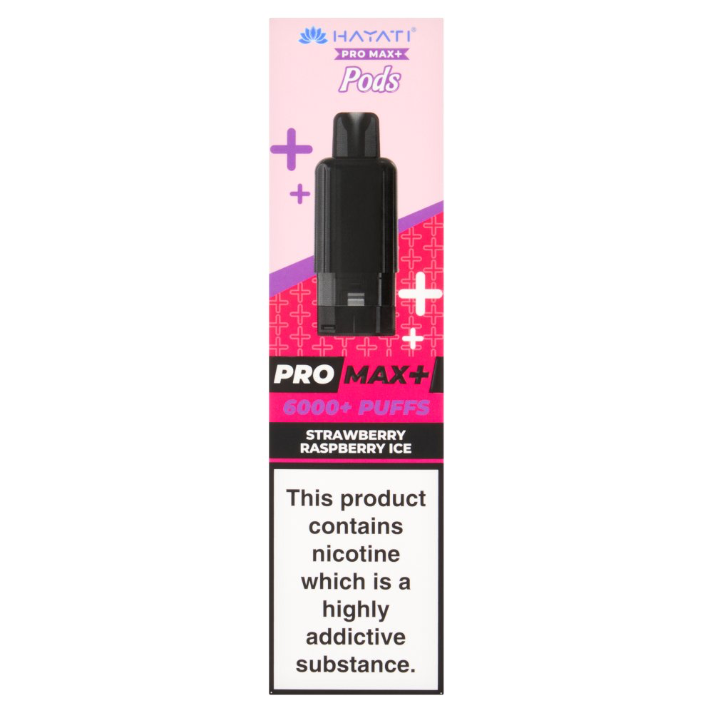 HAYATI PRO MAX+ 6000+ STRAWBERRY RASPBERRY ICE POD