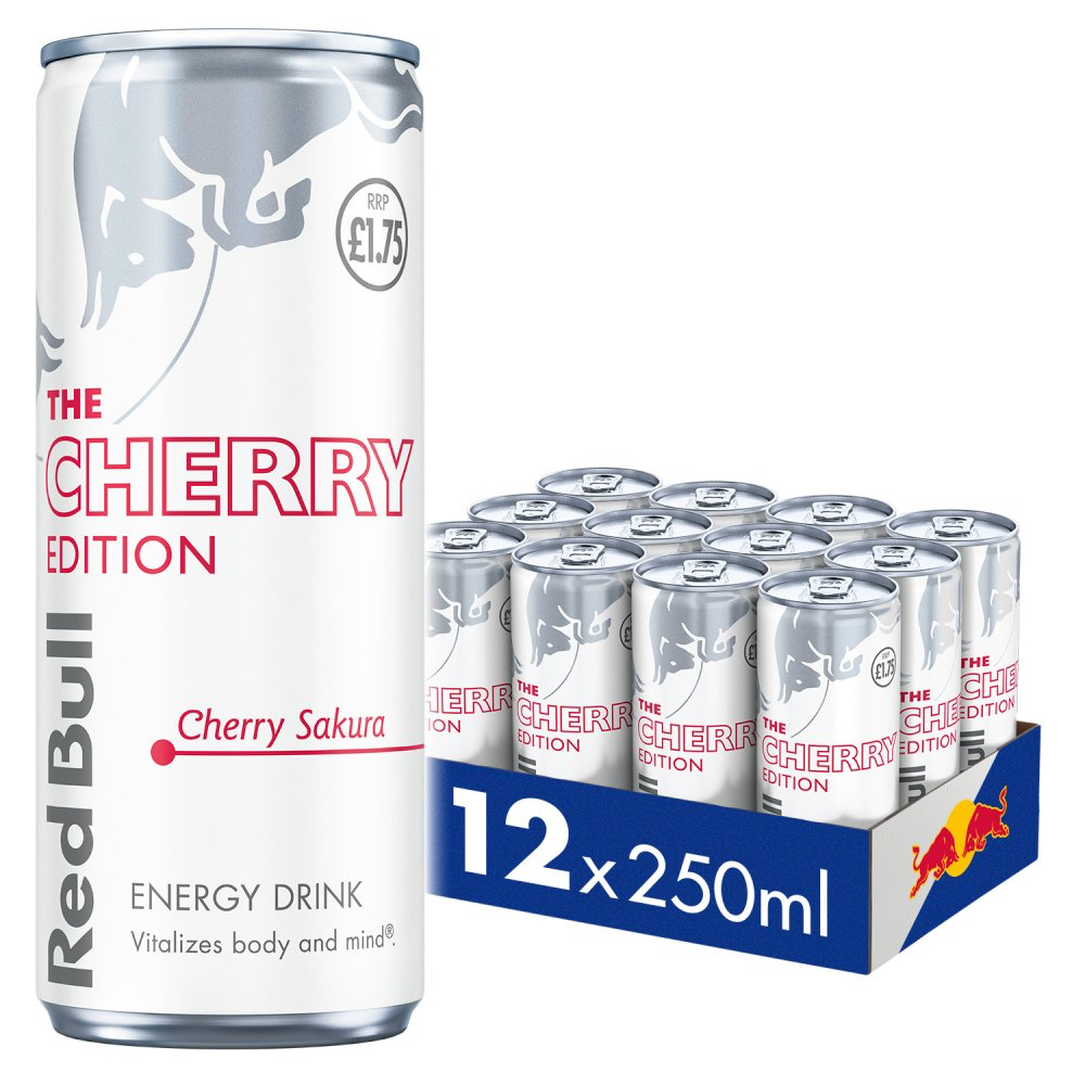 RED BULL SPRING CHERRY SAKURA PMP £1.75