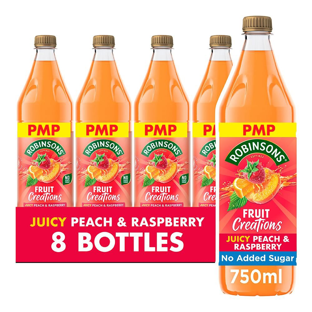 ROBINSONS CREATIONS PEACH & RASPBERRY PM £1.89