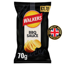 WALKERS CRISPS BBQ PMP£1.35