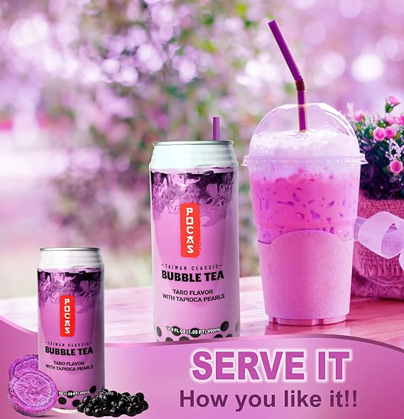 POCAS BUBBLE TEA TARO FLAVOUR