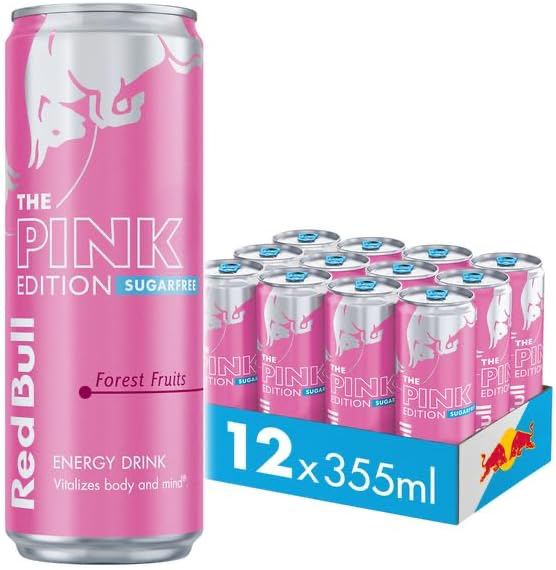 RED BULL SUGAR FREE PINK PMP 1.70