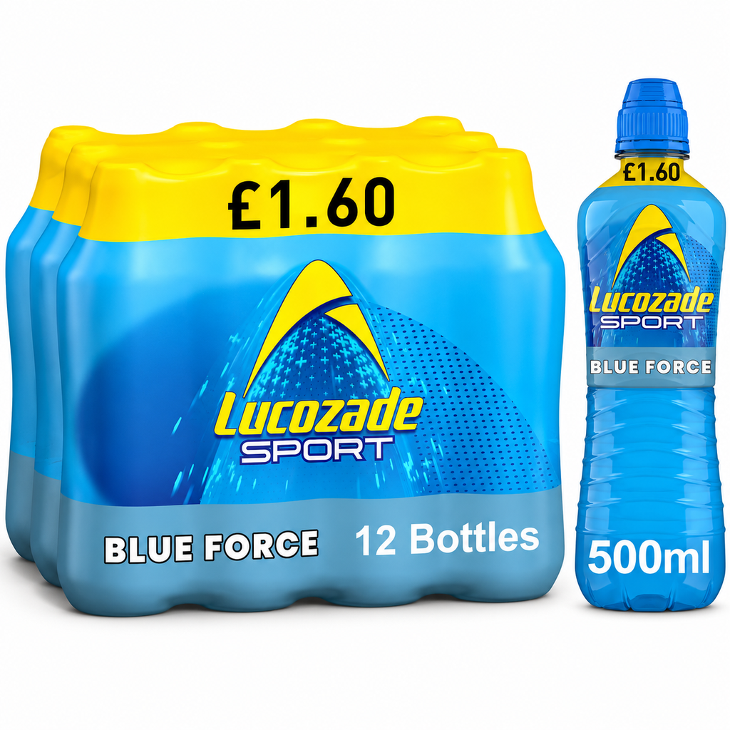 LUCOZADE SPORT BLUE £1.60