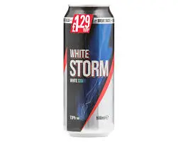 WHITE STORM CIDER CAN PMP£1.35