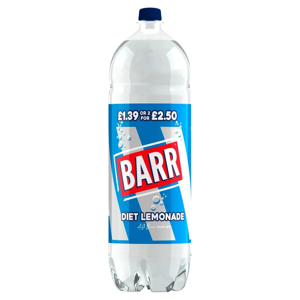 BARR DIET LEMONADE 2 FOR £2.50 PMP £1.39