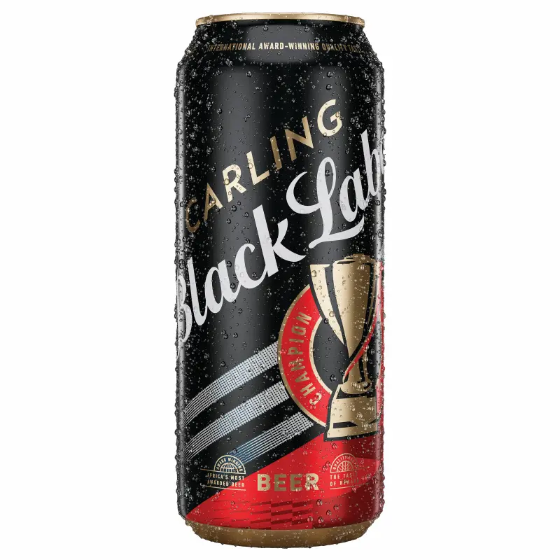 CARLING BLACK LABEL CANS