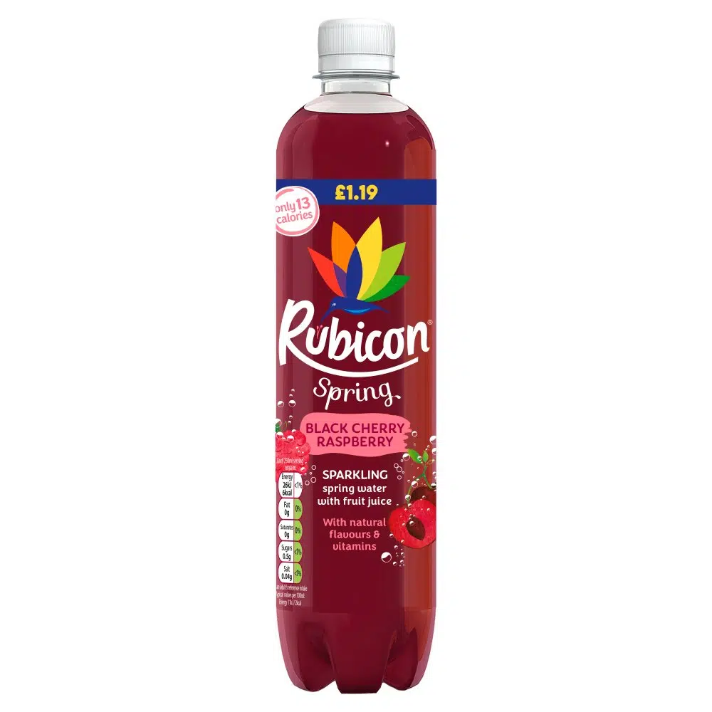 Rubicon Spring Black Cherry Raspberry PM £1.19