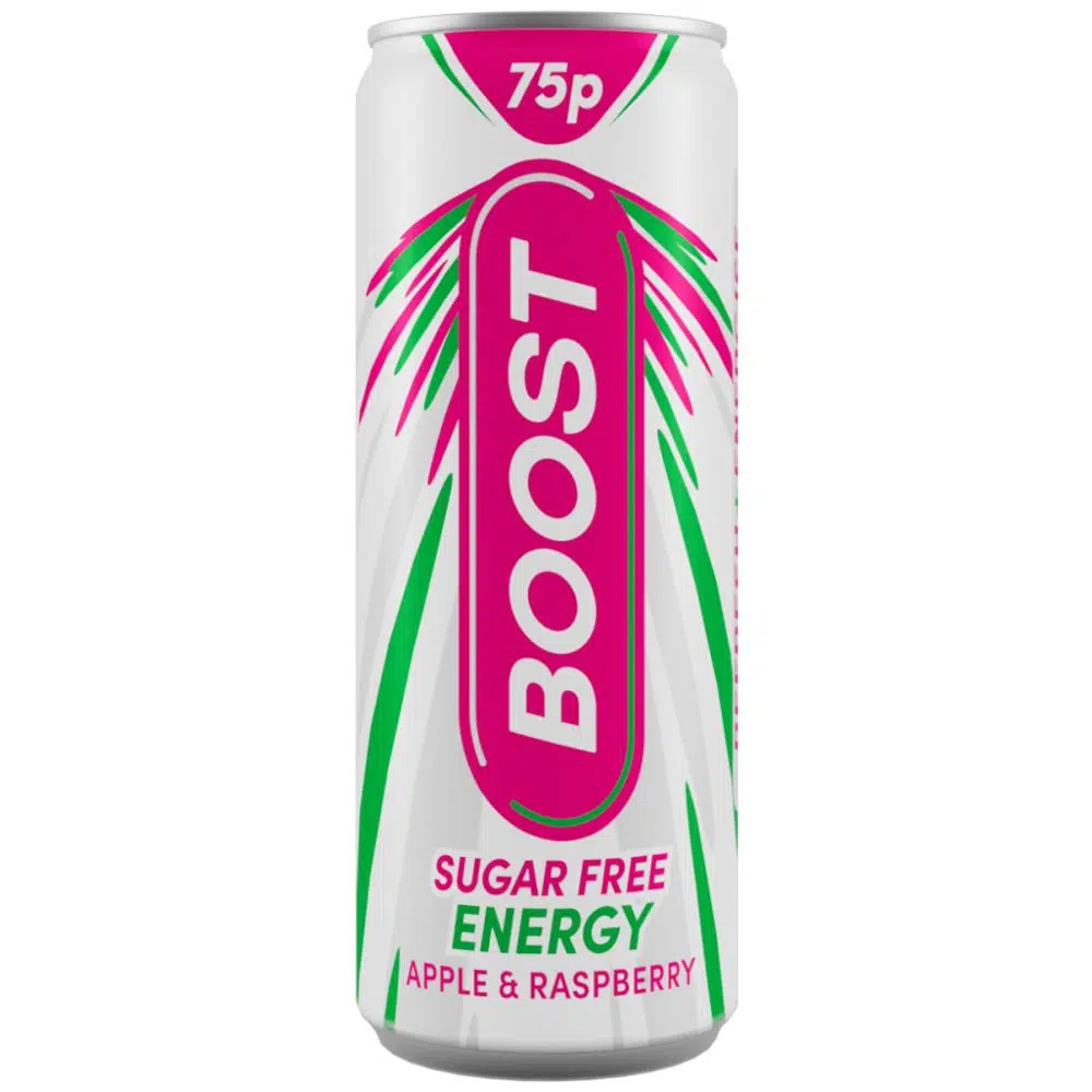 Boost Energy Apple & Raspberry Sf PM £0.75