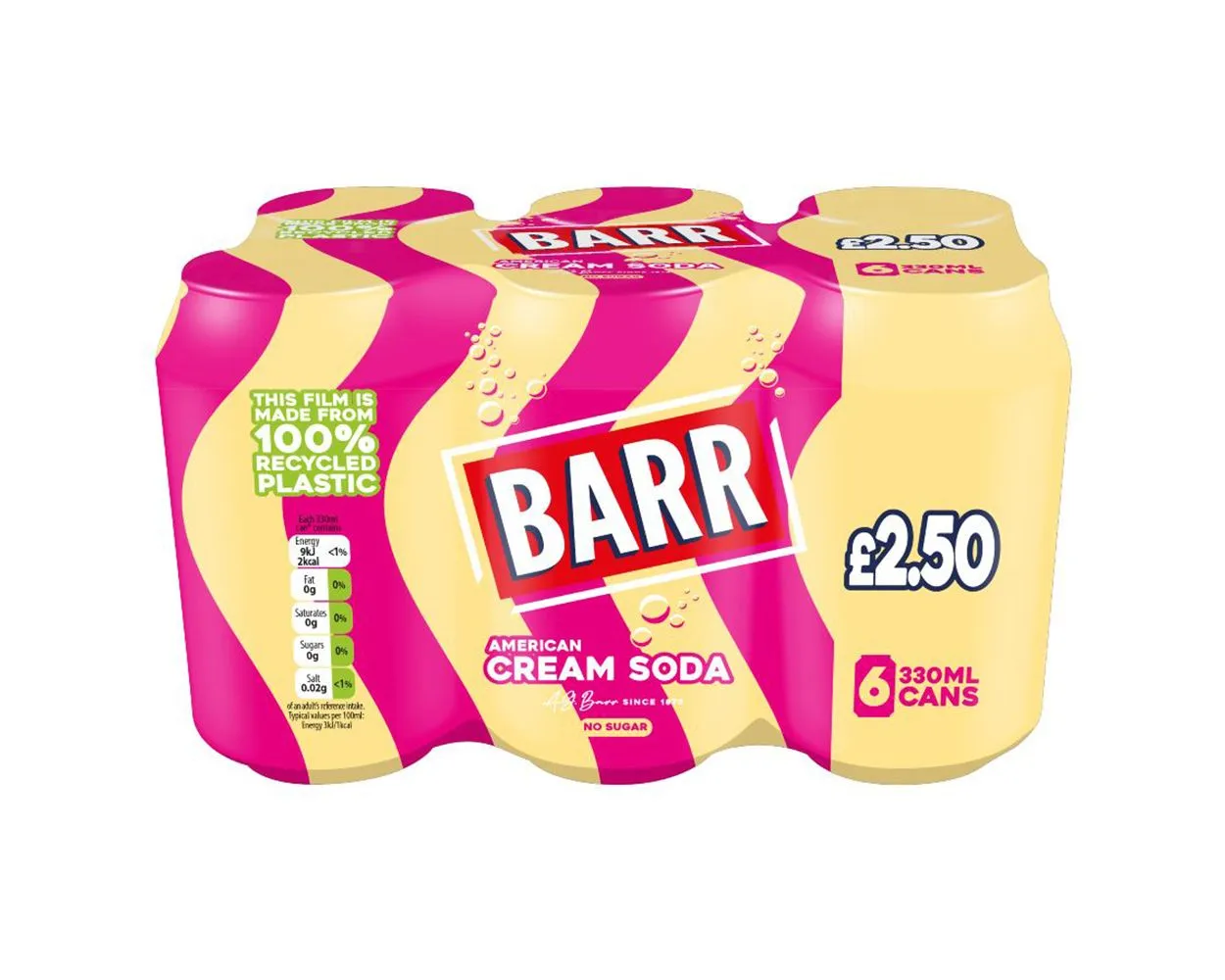 Barr cream soda pmp £2.50(6 pack)