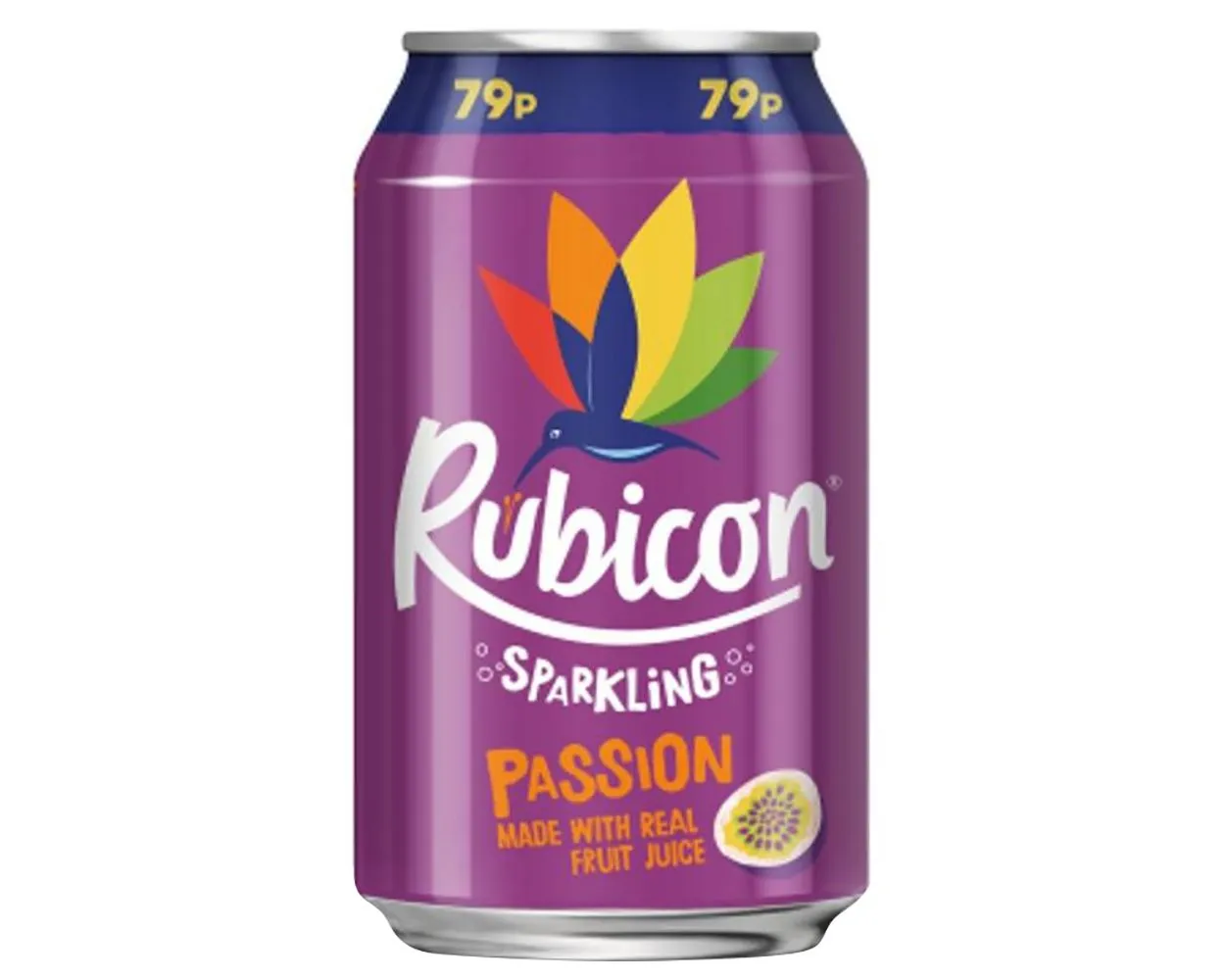 Rubicon Passion Sparkling Can PM £0.79