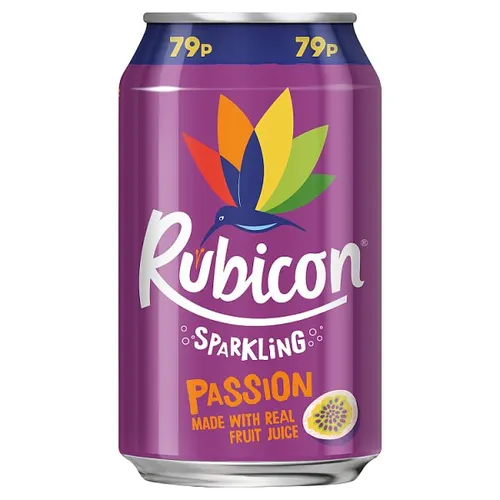 Rubicon Passion Sparkling Can PM £0.79