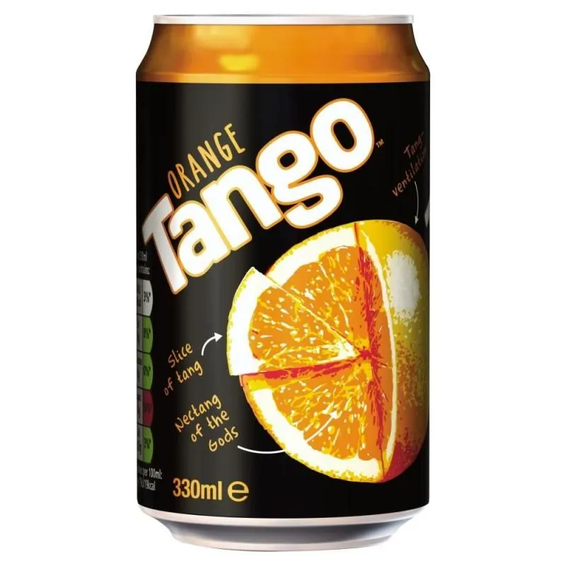 Tango orange can plain