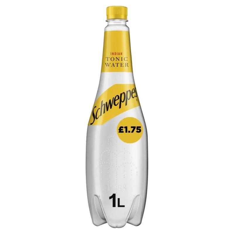 Schweppes indian tonic water pm £1.75