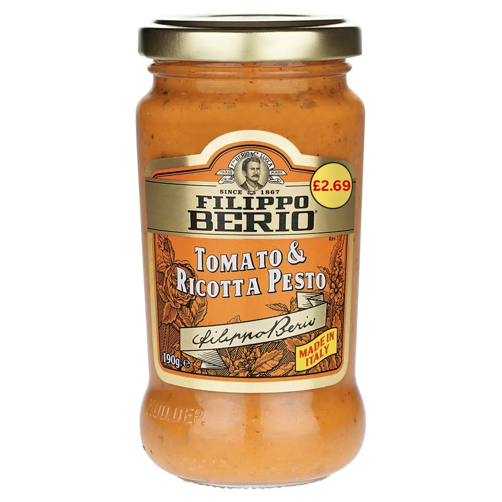 Filippo berio tomato & ricotta pest pmp2.69