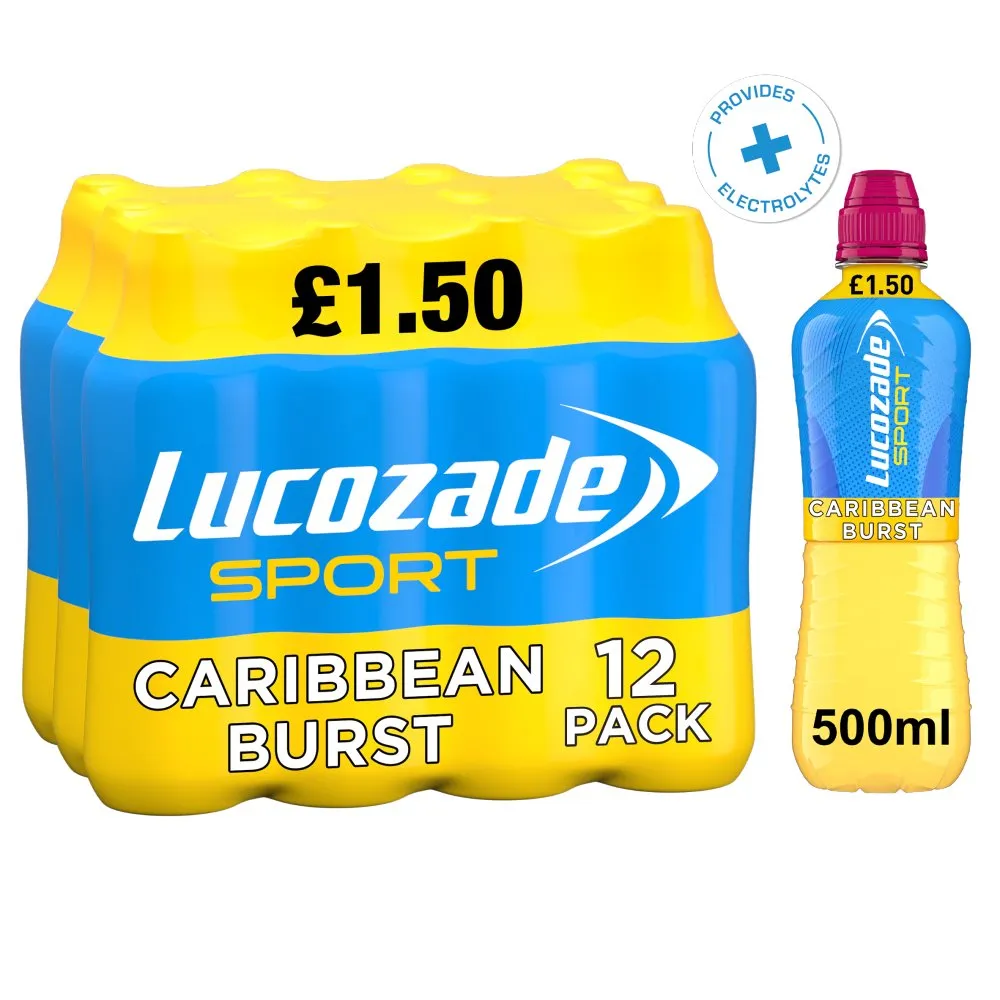 Lucozade Sport Carabbean Burst PM £1.50