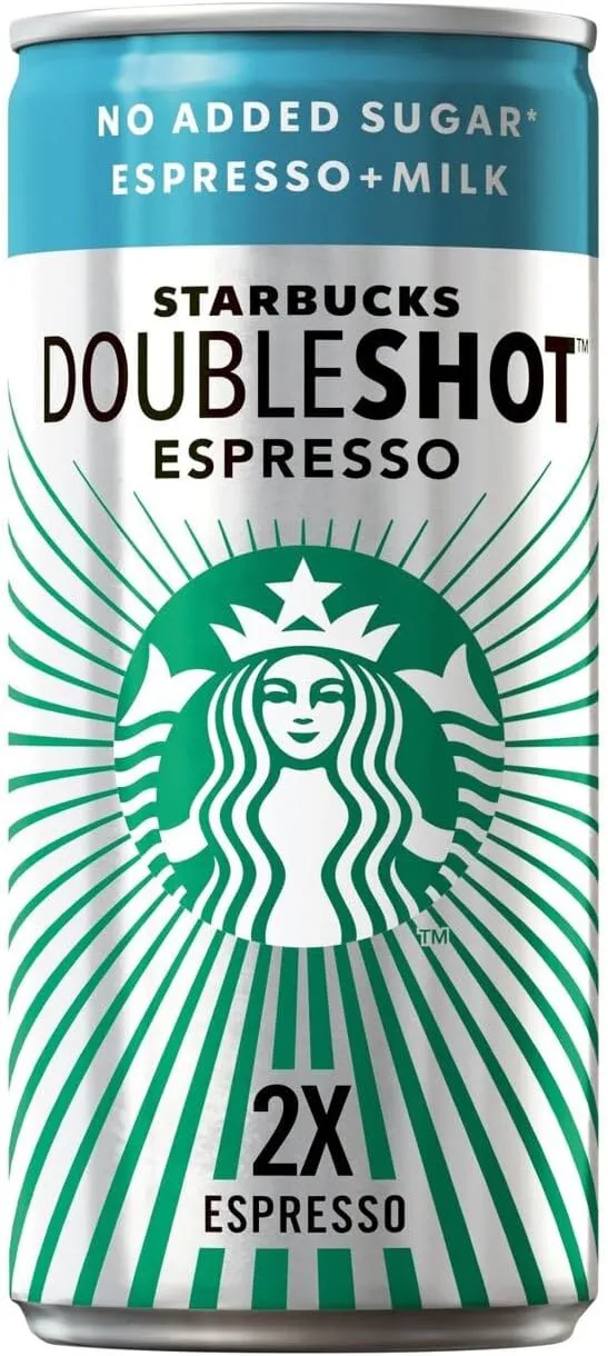 Starbucks double shot no added sugar