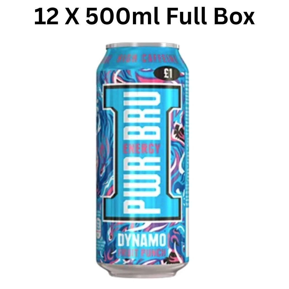 Pwr-bru fruit punch dymamo pmp£1