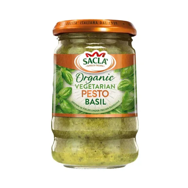Sacla organic basil pesto