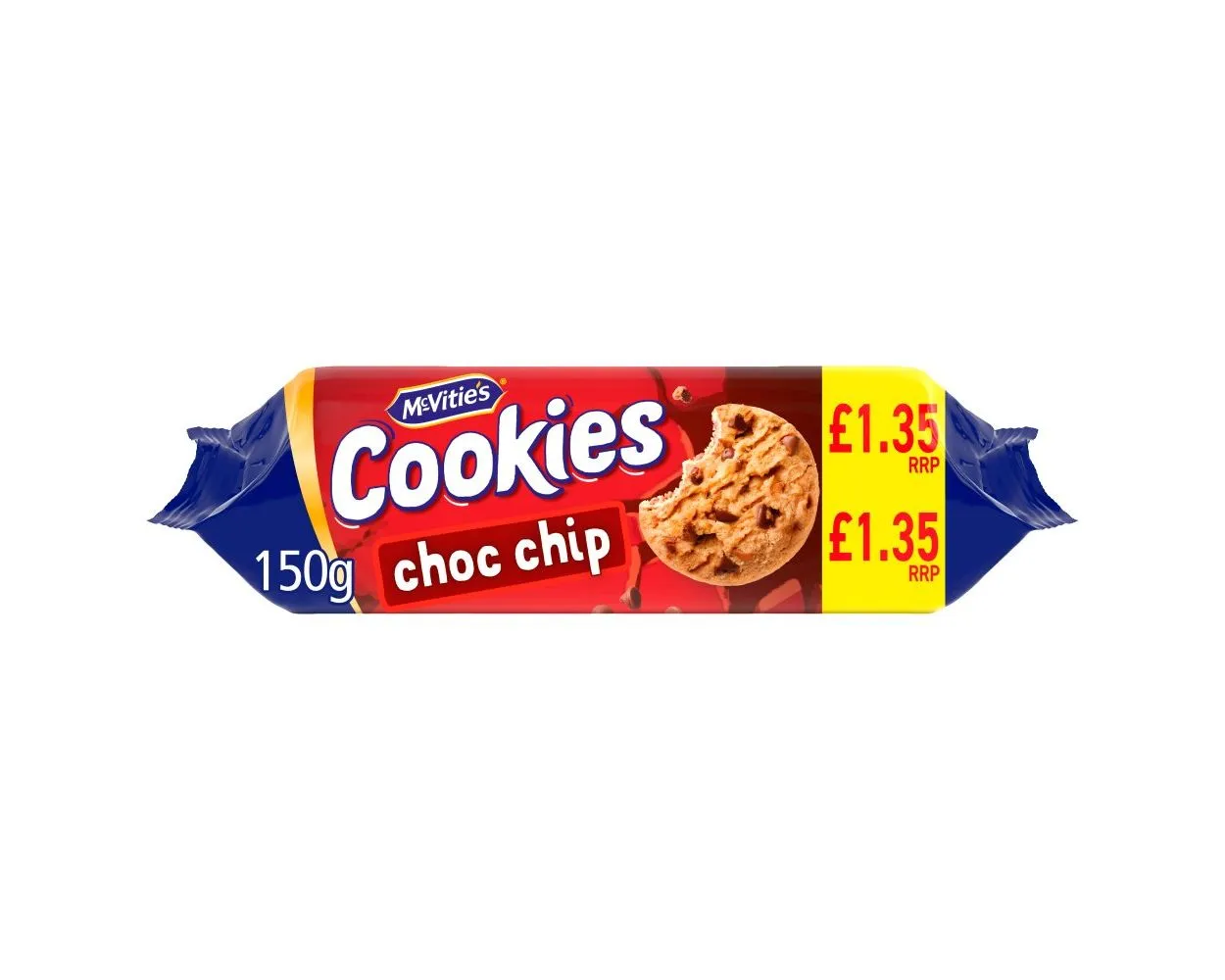 Mcvities Choc Chip Cookies PM £1.35