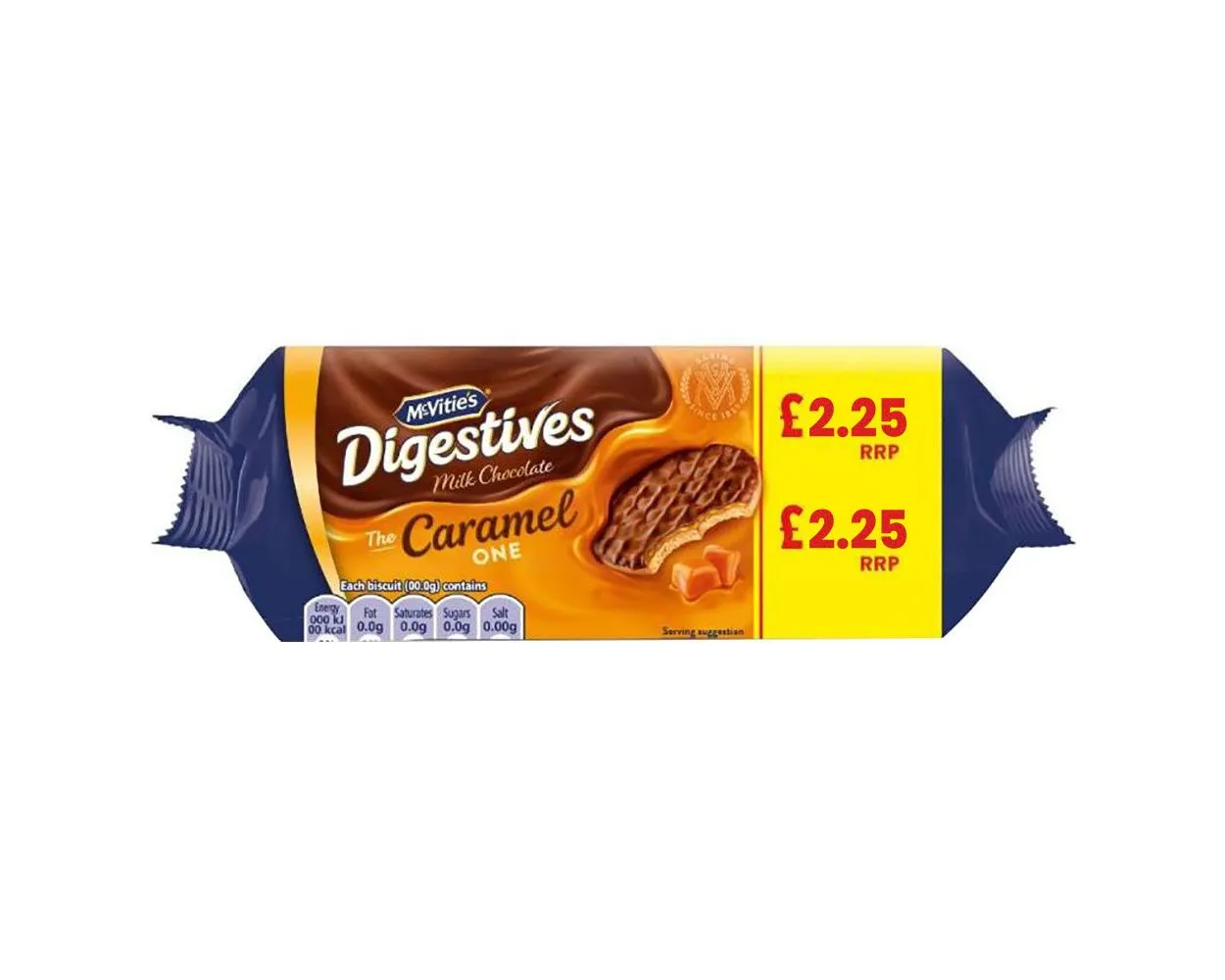 Mcvities caramel digestive pmp £2.25