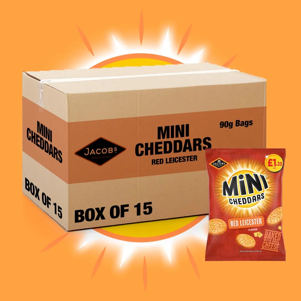 Mini Cheddars Red Leicester PM £1.25
