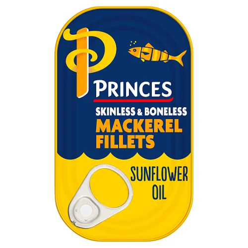 Princes mackerel fillets in oil