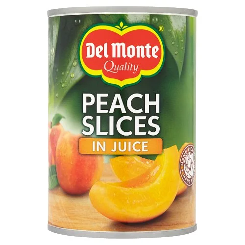 Delmonte peach slices in juice