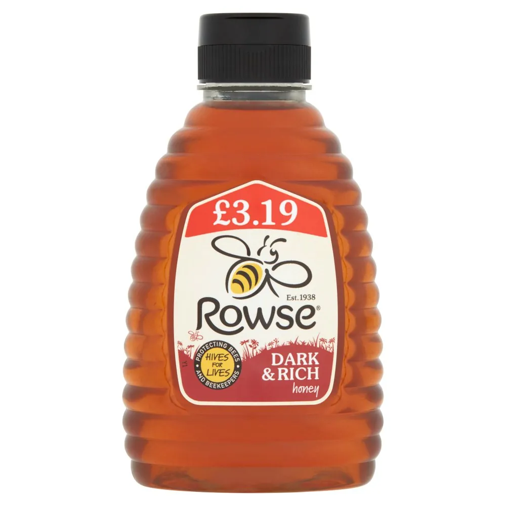 Rowse sq dark & rich honey