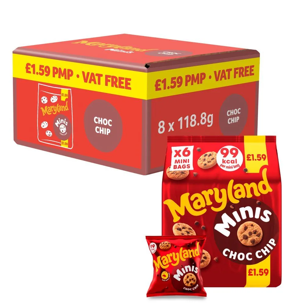 Maryland 6 Mini Bag Choc Chip PM £1.59