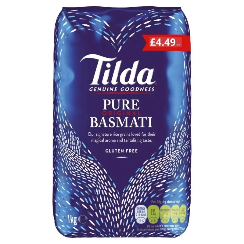 Tilda pure basmati rice pm £4.49