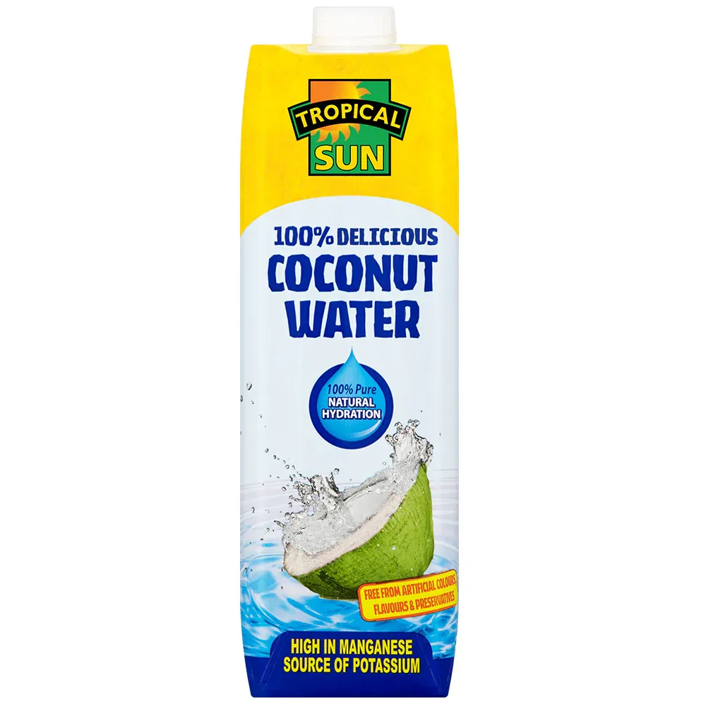 Tropical sun coconut water