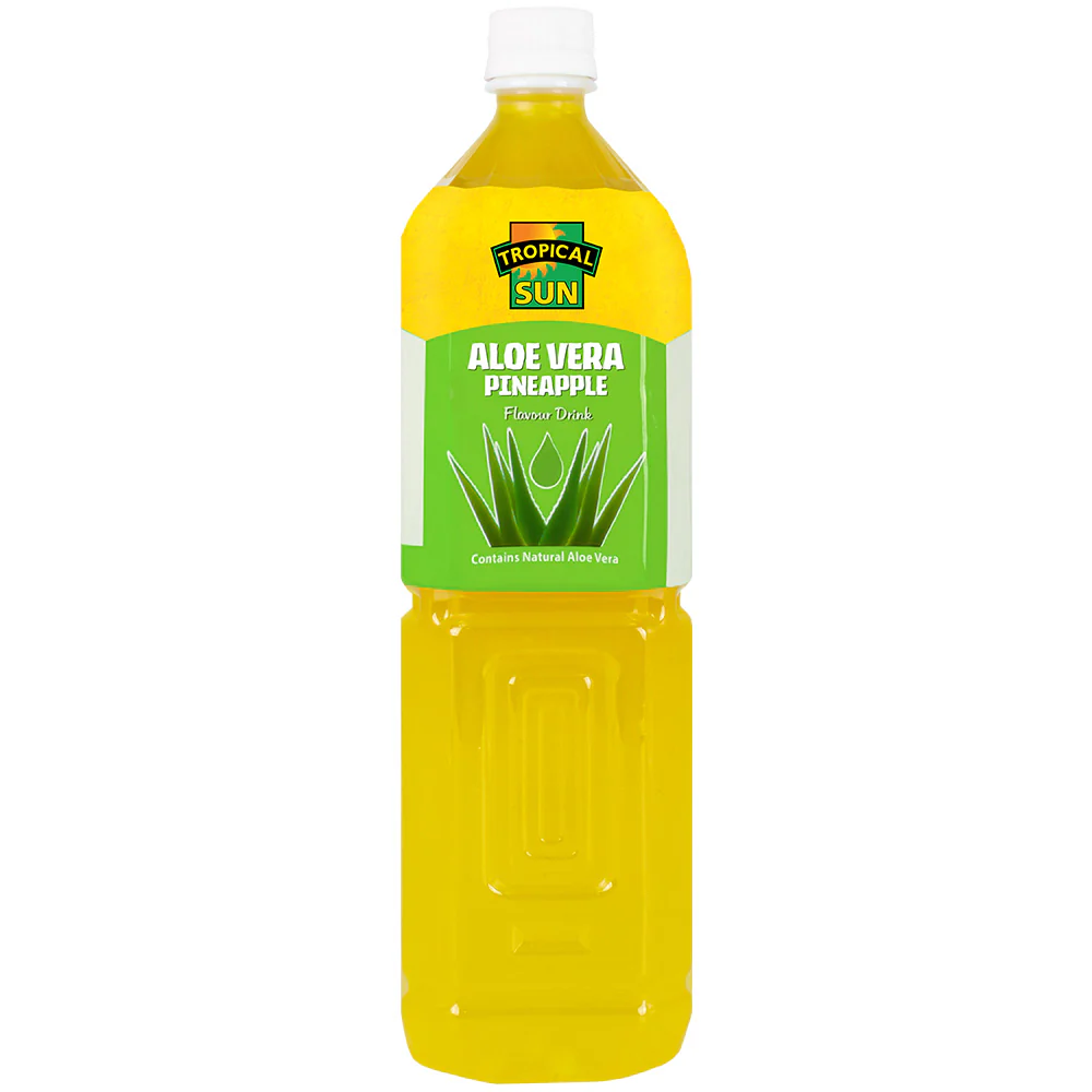 Tropical sun aloe vera pineapple