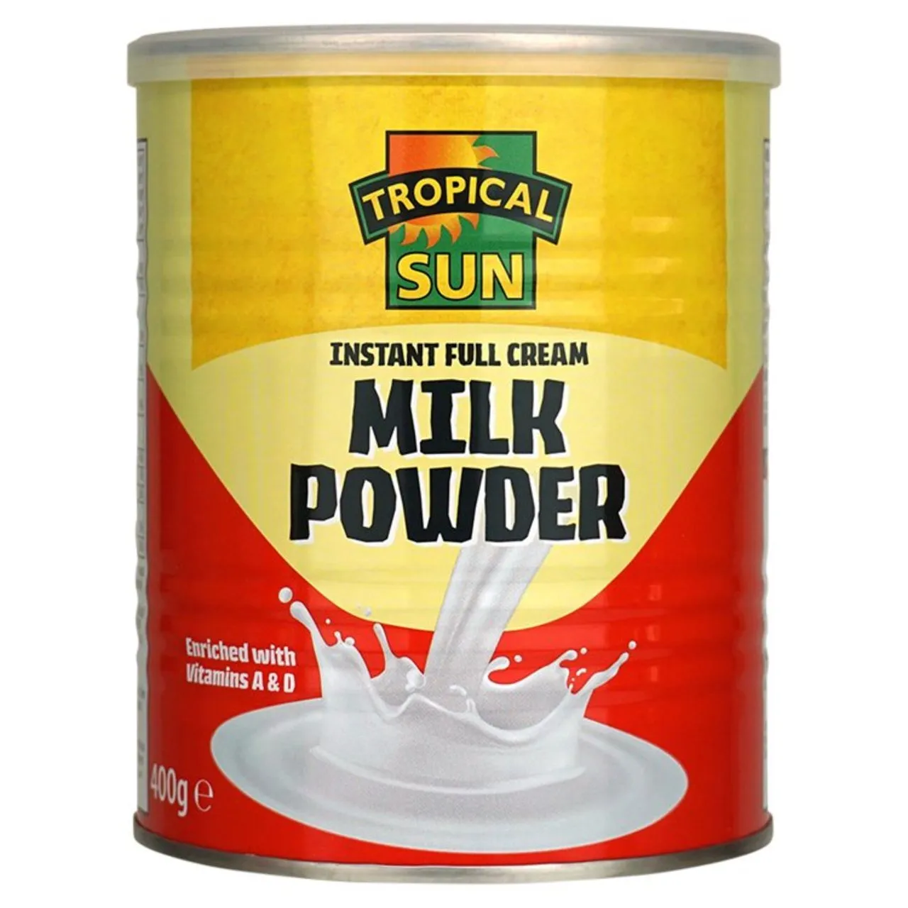 Tropical sun full cream milk powder pmp £4.39