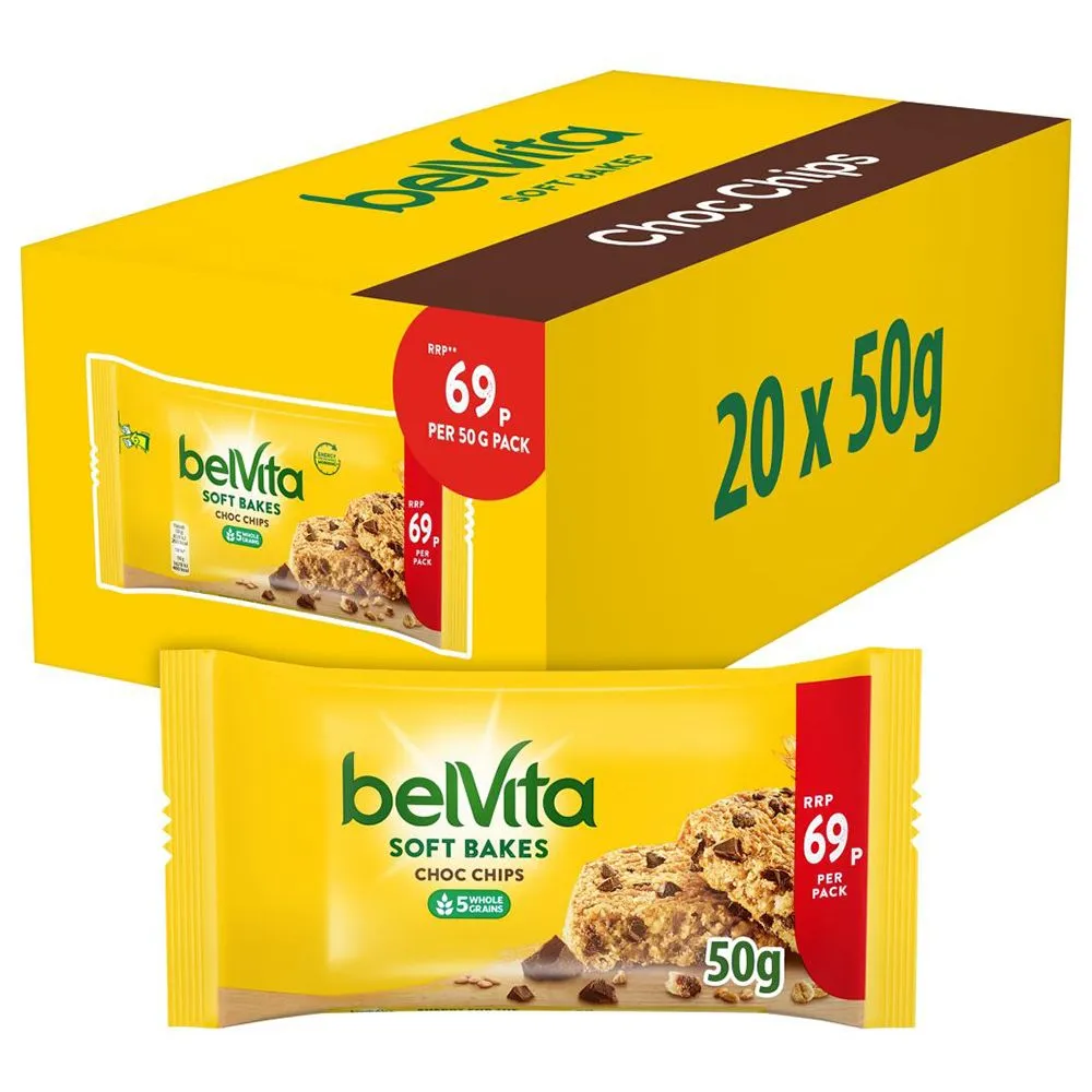 Belvita Soft Chip Chop PM £.69p