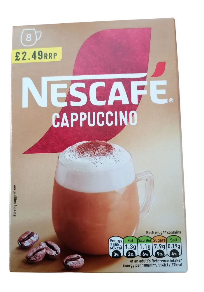 Nescafe frothy cappuccino pm£2.49