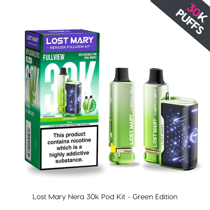 Lost mary nera 30k green edition kit