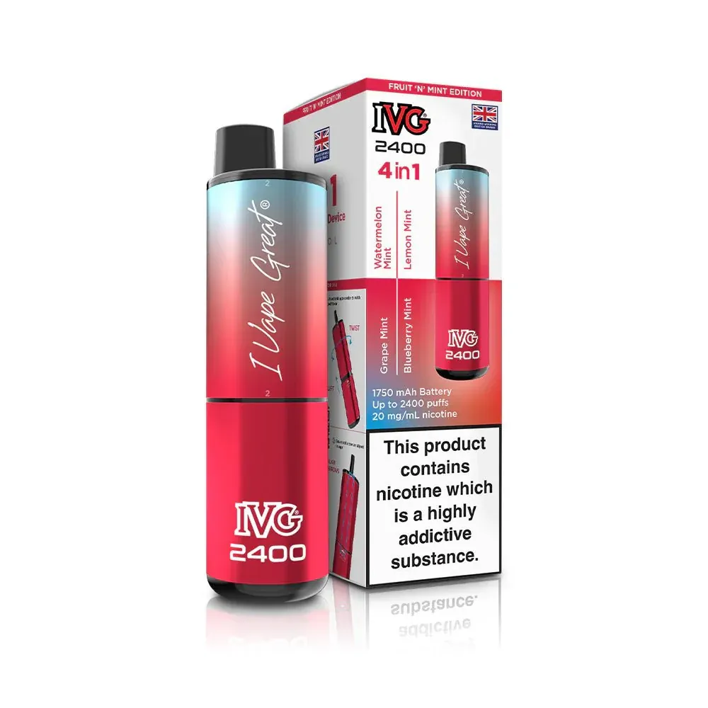 Ivg 2400 fruit n mint edition kit