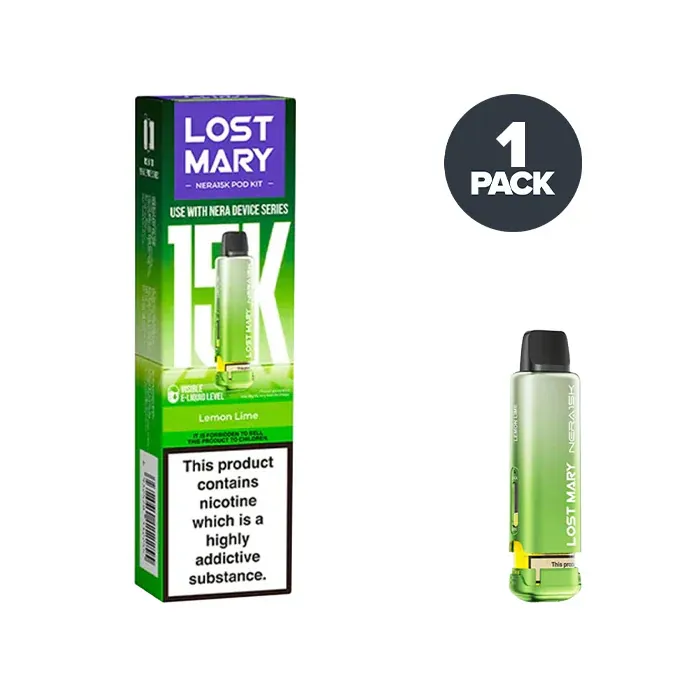 Lost mary nera lemon lime 15k pod