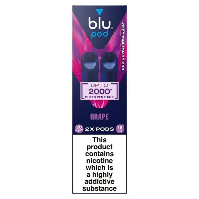 Blu bar grape pods
