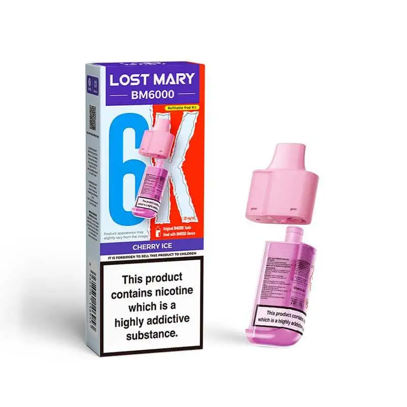 Lost Mary bm6000 Cherry Ice Pod