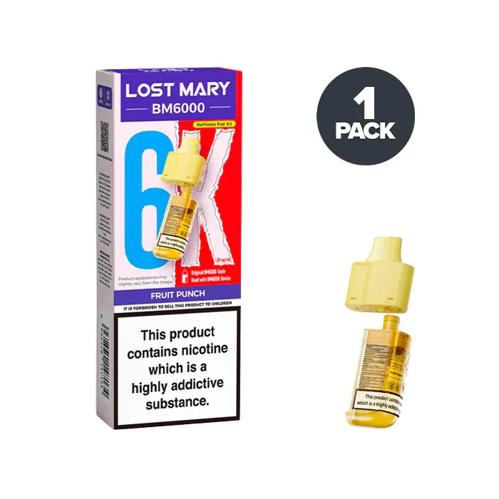 Lost mary bm6000 fruit punch kit