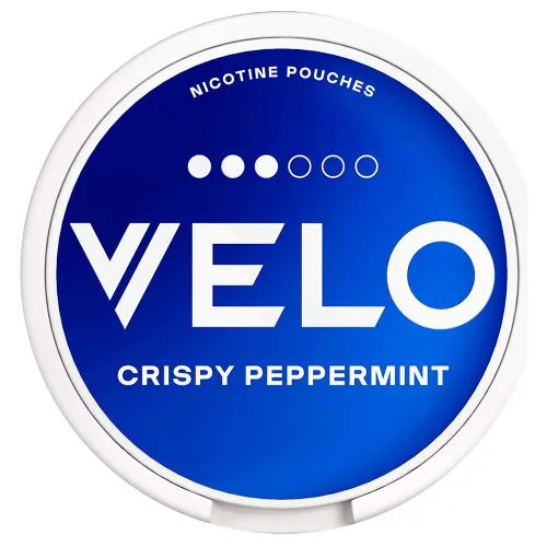 Velo crispy peppermint pouches