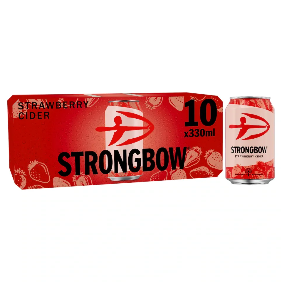 Strongbow strawberry 10pk - 4%