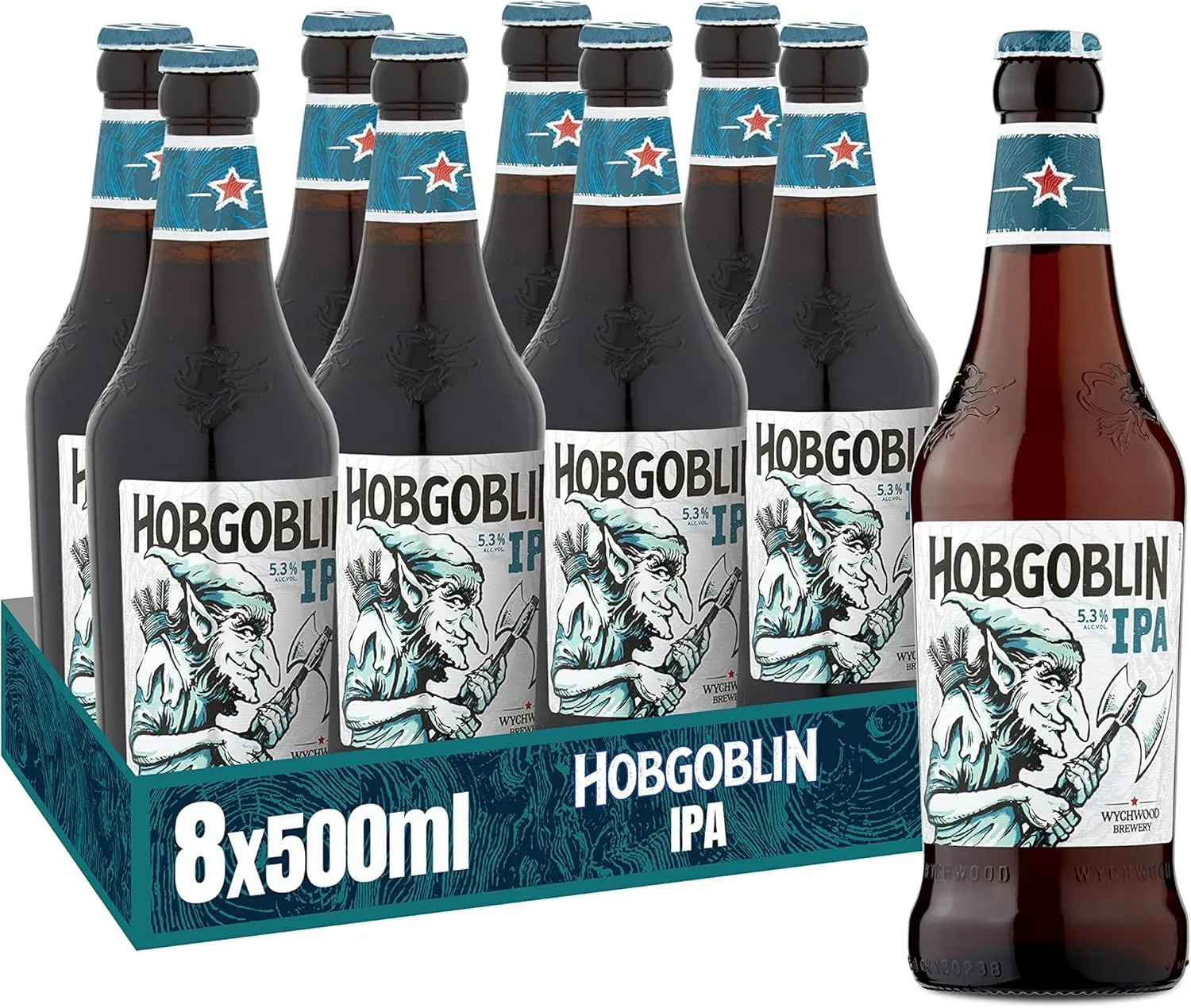 Hobgoblin ipa bottle