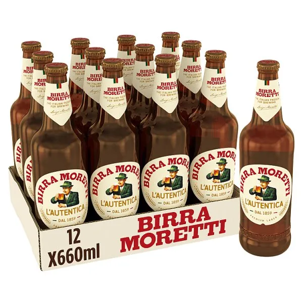 Birra moretti beer lge nrb