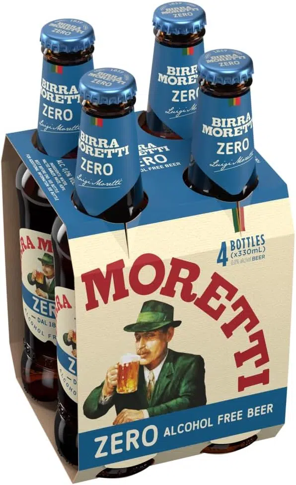 Birra Moretti Beer Zero 4 Pack