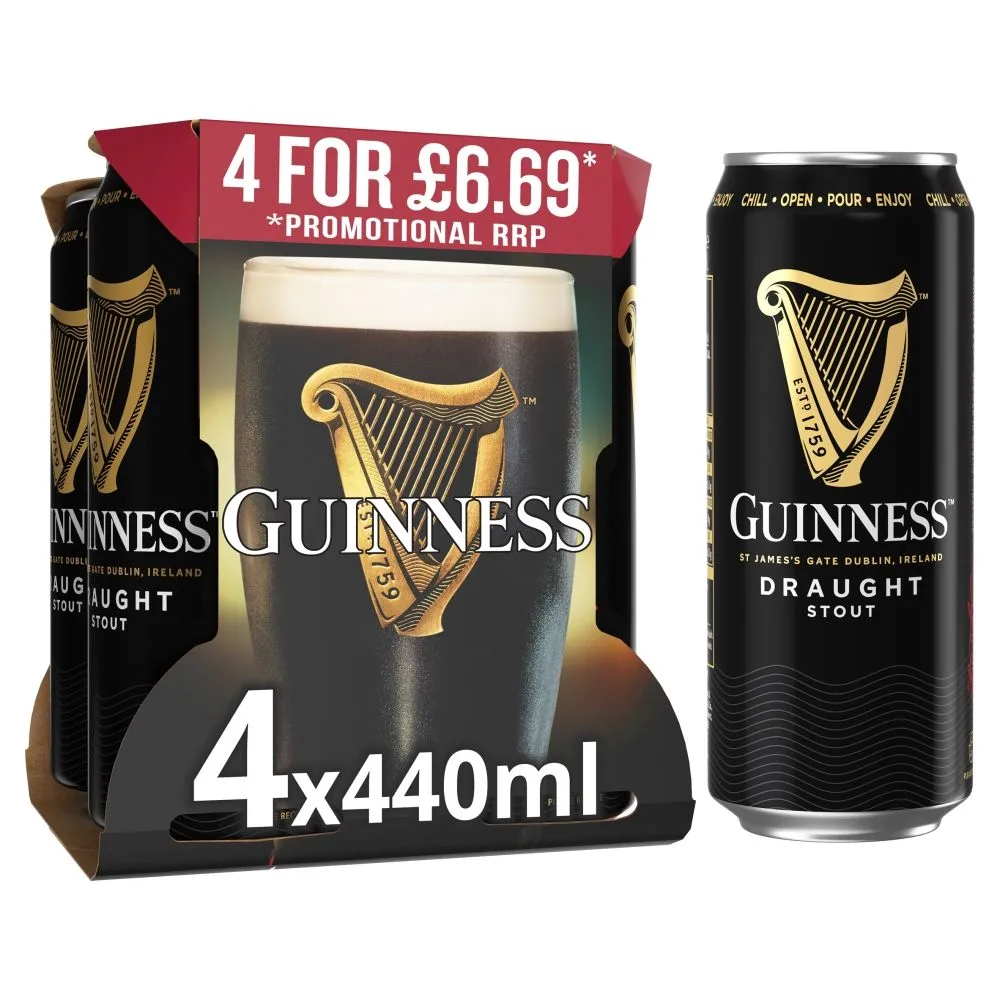 Guinness Draught PM £6.69 4pk