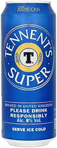 Tennents super can 4pack